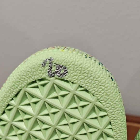 Puma Kids Suede Mono Triplex Neon Lace Up Sneakers Green - Picture 14 of 16